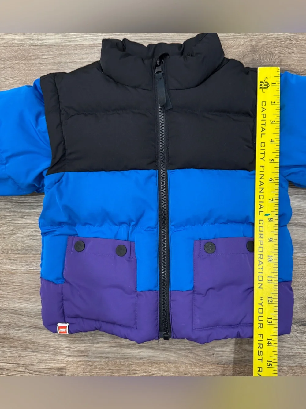 Lego Purple & Blue Colorblock Jacket with Removable Sleeves Vest by Target